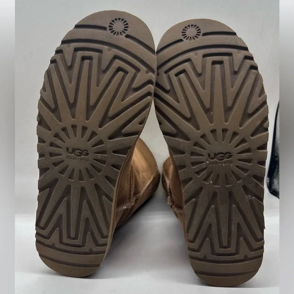 UGG AUSTRALIA Premium 3-Button Boot in Chestnut Size 9 - Picture 14 of 16